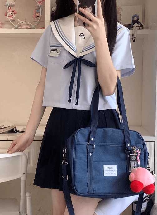 セーラー服 清楚ガーリー ブルーライン制服
