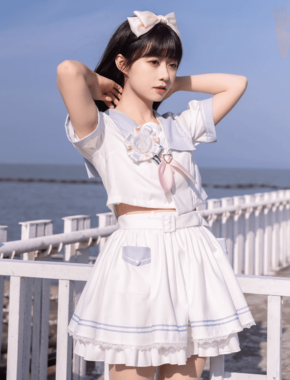 セーラー服 セーラー風ロリータワンピース