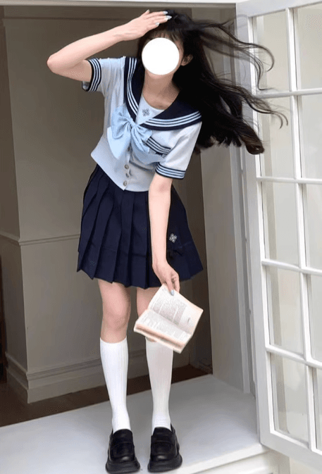 セーラー服 可愛い セット ブルーリボン