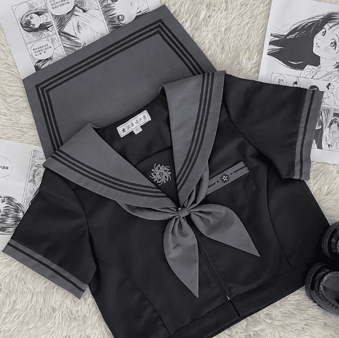 セーラー服 グレーアクセント セット