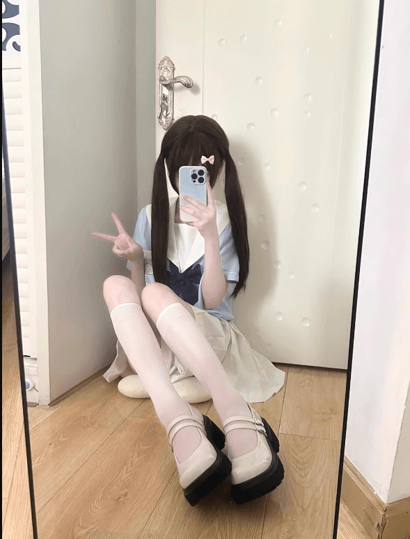 セーラー服 甘めセーラー風制服コーデセット