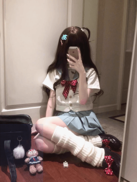セーラー服 レトロ風グレープリーツ 制服セット