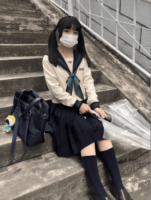 セーラー服 クラシック ホワイト＆ネイビー
