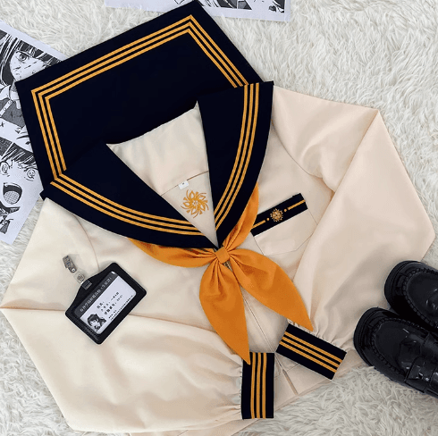 セーラー服 海軍風アニメ制服セット
