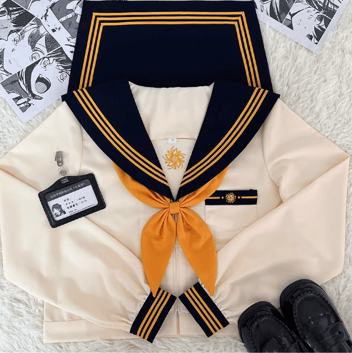 セーラー服 海軍風アニメ制服セット
