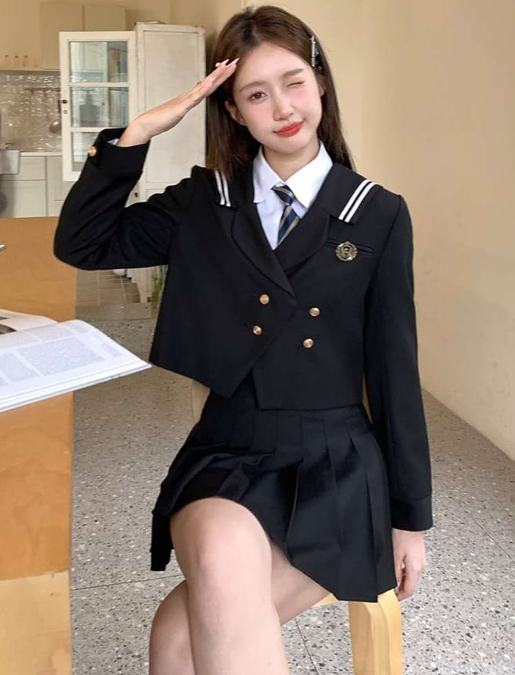 セーラー服 清楚系マリンルック制服セット