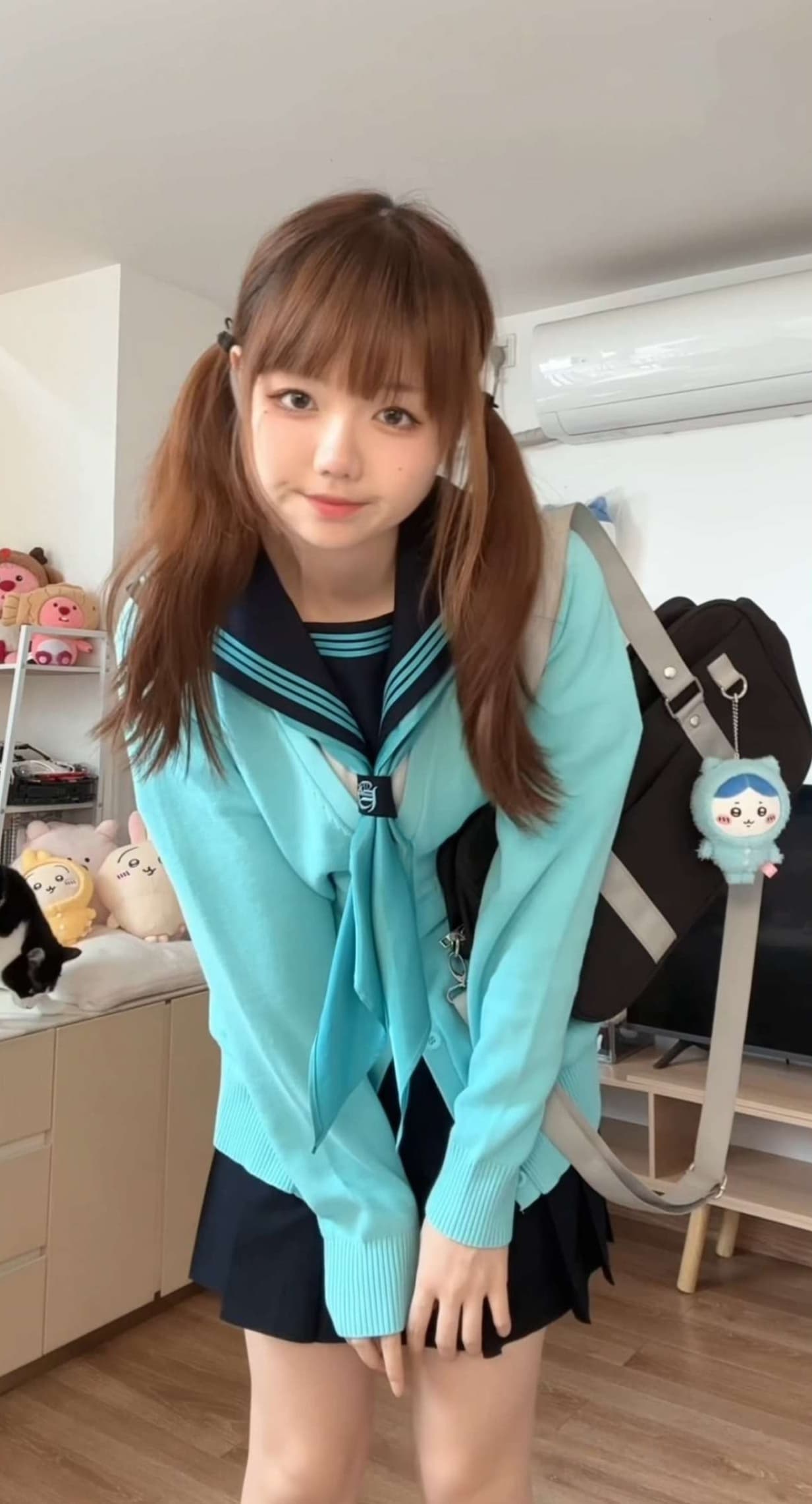 セーラー服 モダンセーラー制服 ターコイズブルー