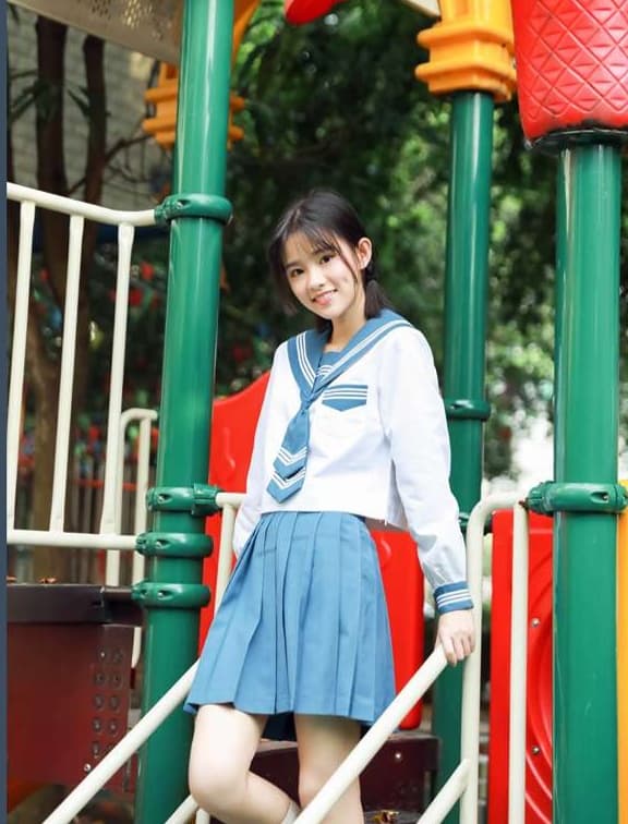 セーラー服 学生風 長袖 上下セット