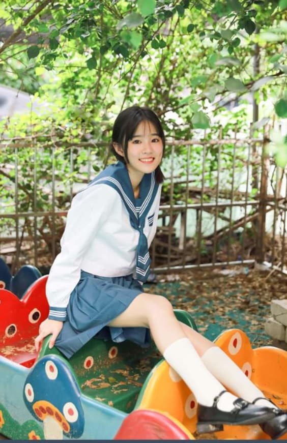 セーラー服 学生風 長袖 上下セット