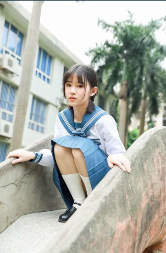 セーラー服 学生風 長袖 上下セット