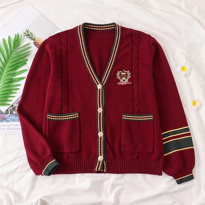 セーラー服 正統派学生スタイル カーディガン