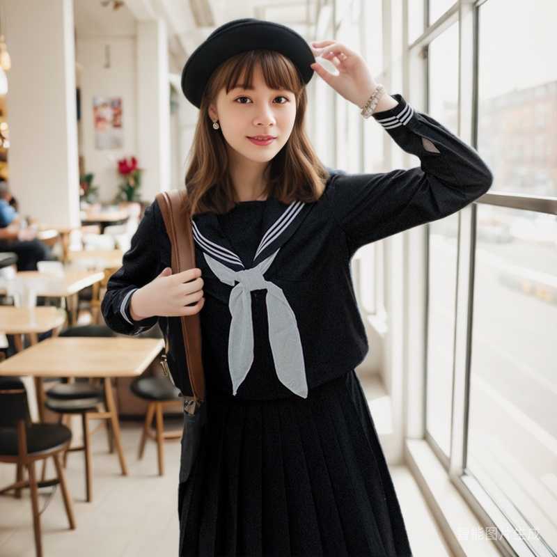 セーラー服 甘めセーラー風制服コーデセット