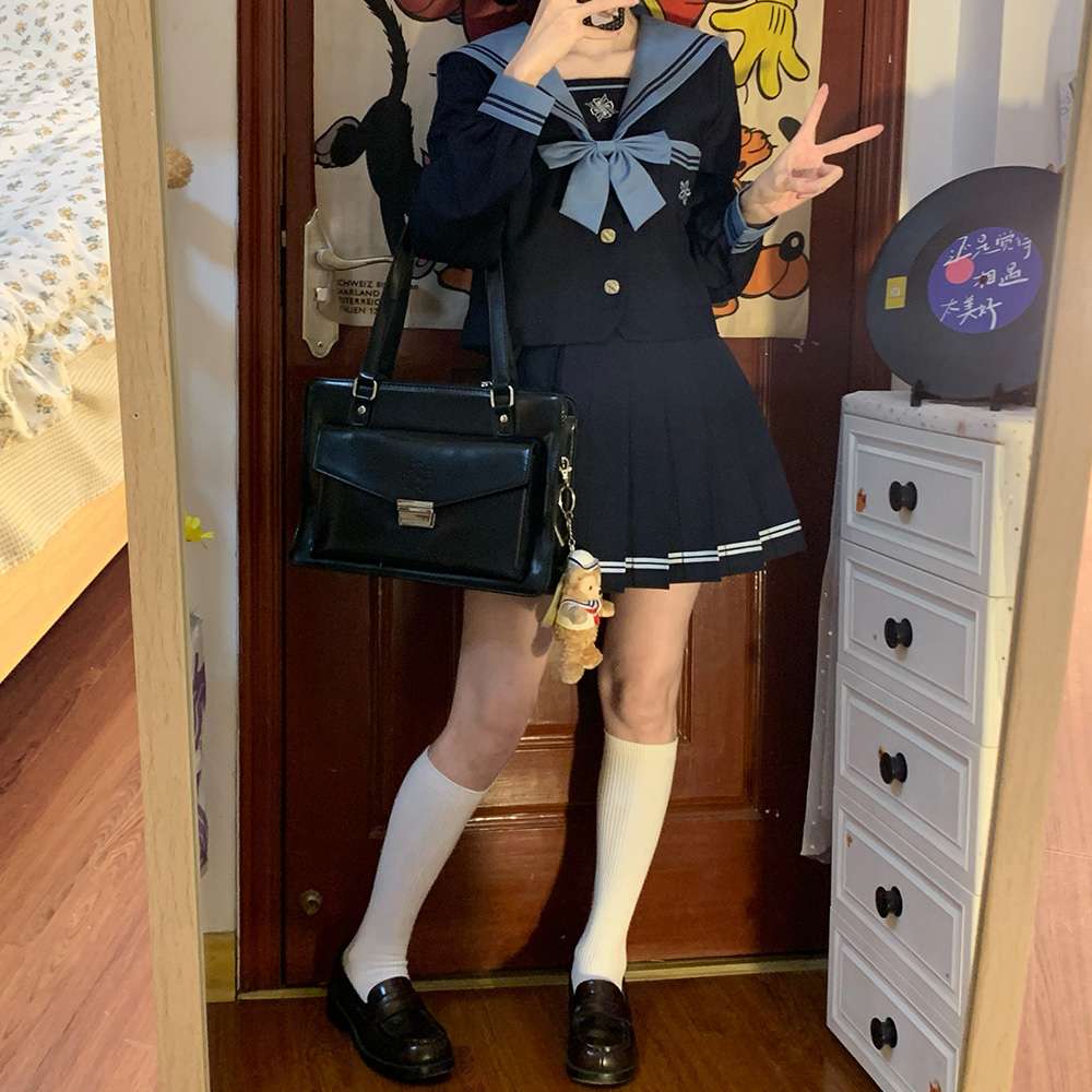 セーラー服 ブルーリボンセーラーワンピース