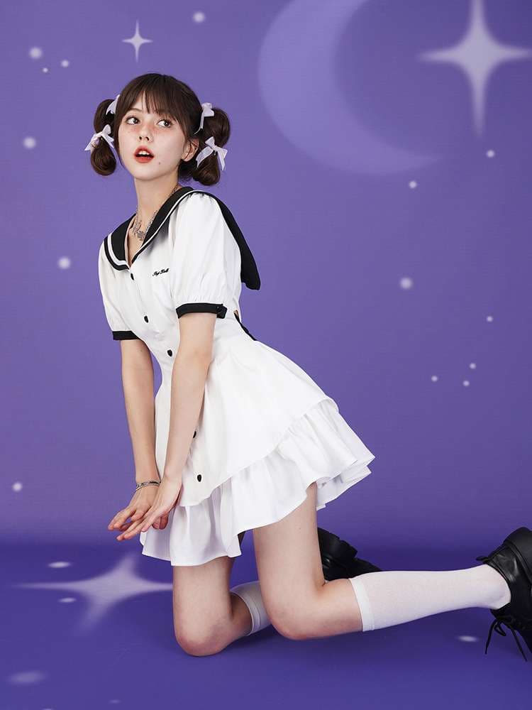 セーラー服 星空セーラーガール ミニワンピース