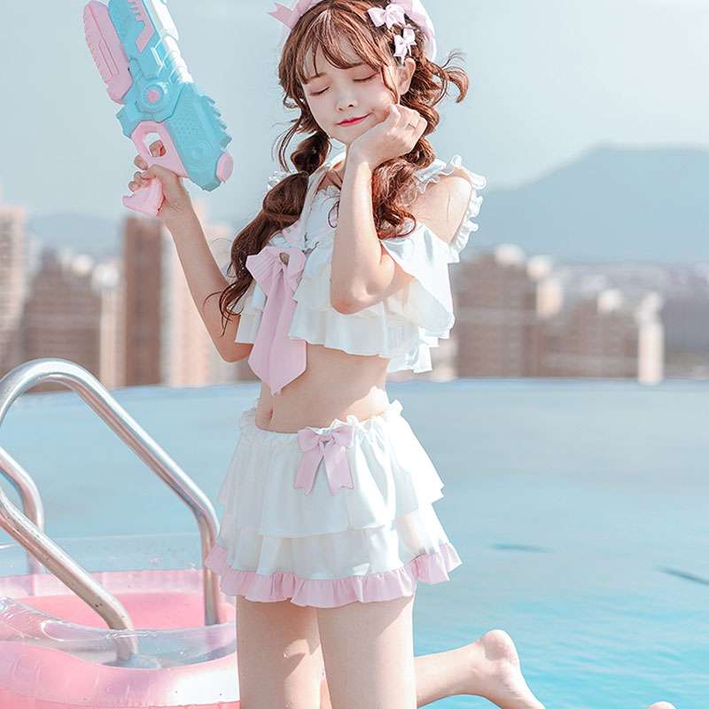 セーラー服 フリルたっぷりセーラー風水着セット