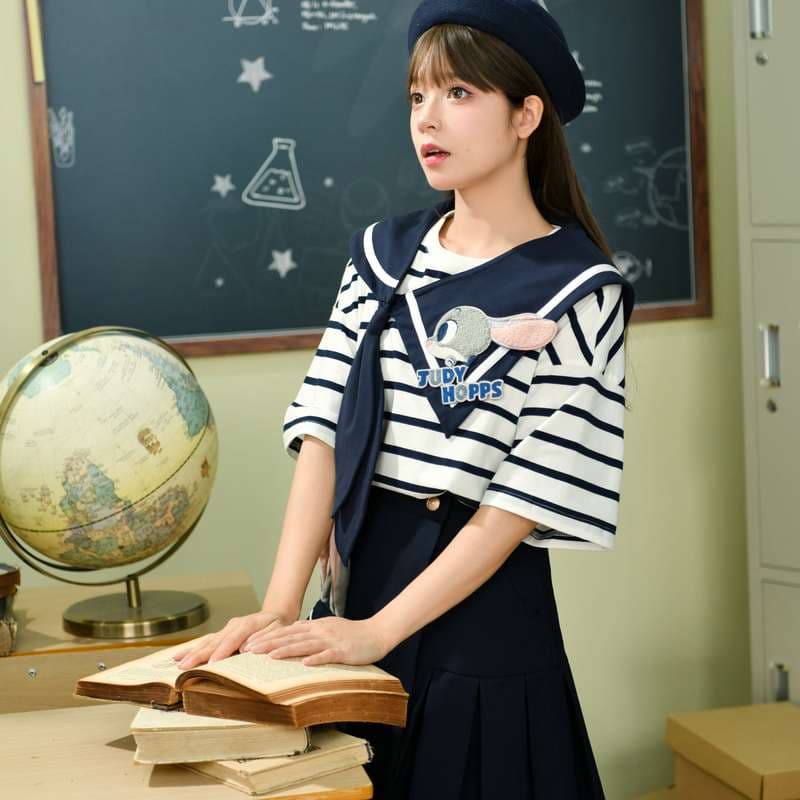セーラー服 海洋モチーフ セーラーカジュアルセット