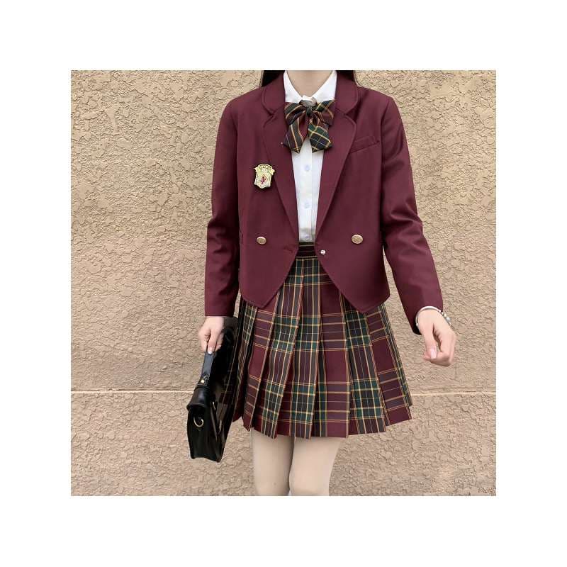 セーラー服 学園風制服 プリーツスカートセット
