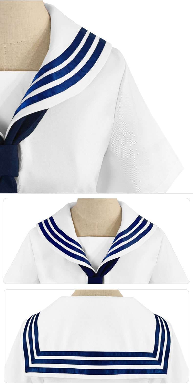セーラー服 アニメ風 コスプレセット
