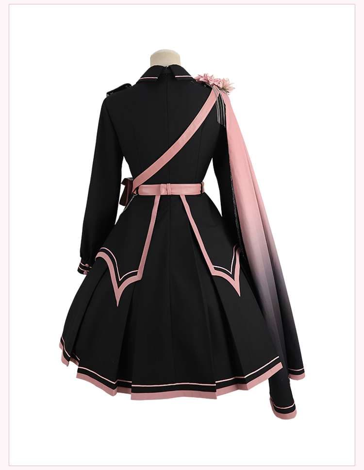 セーラー服 桜花軍服風ロリータワンピース