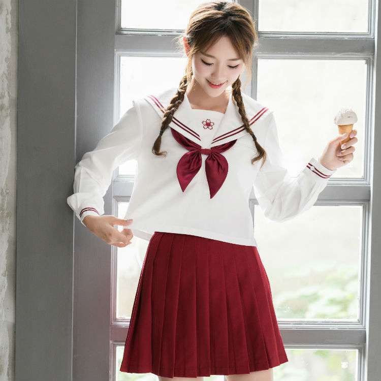 セーラー服 華やかリボンのスクール