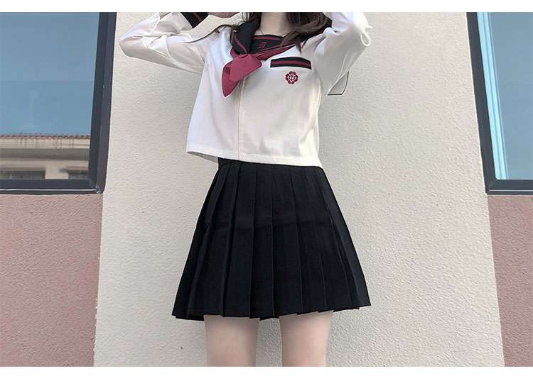 セーラー服 学生風 長袖上下セット
