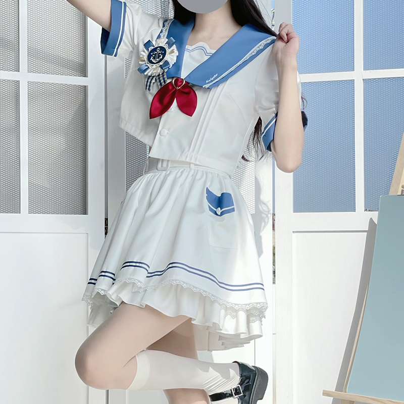 セーラー服 セーラー風ロリータワンピース