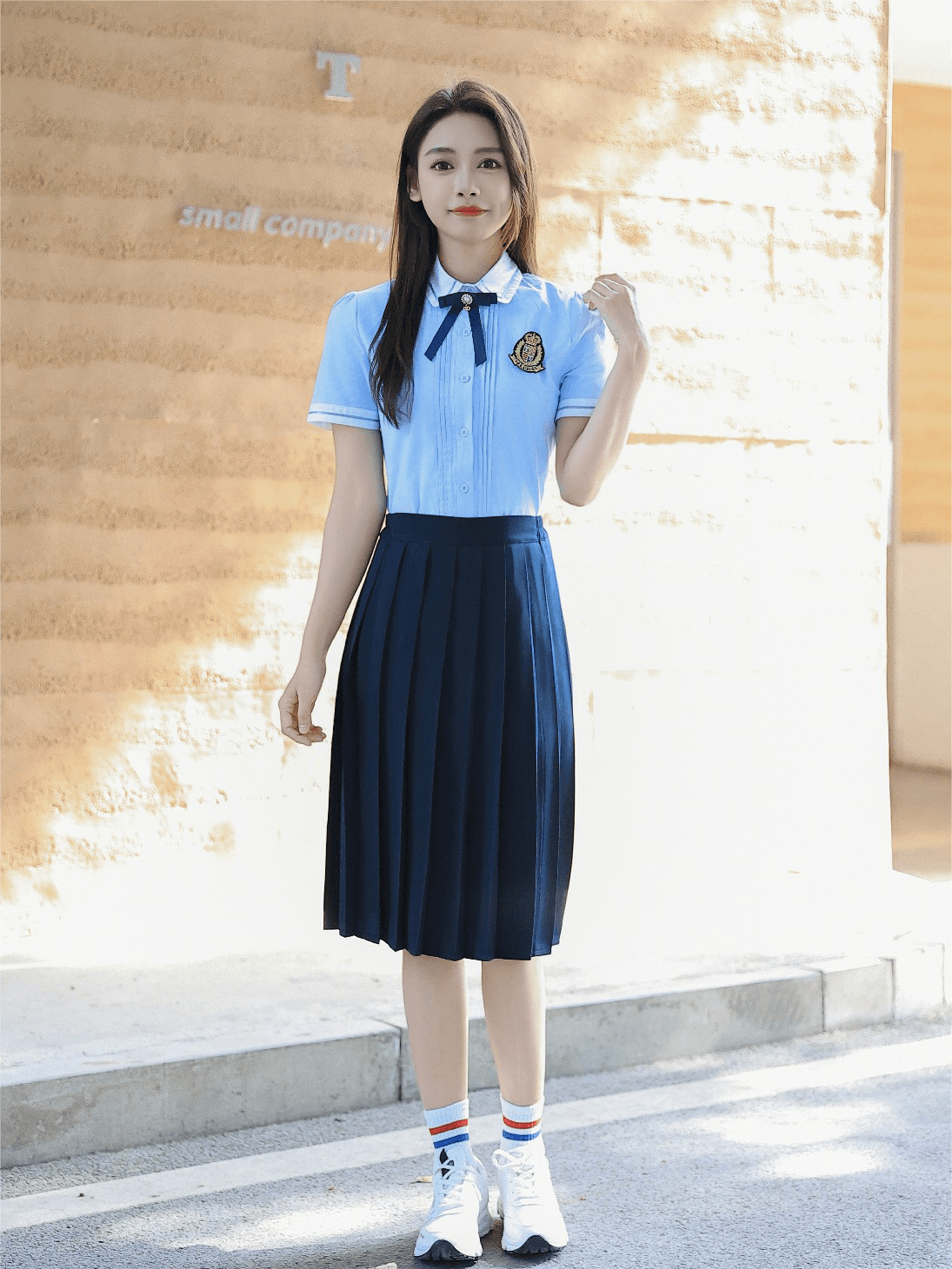 セーラー服 クラシカルリボン セーラー半袖ブラウス