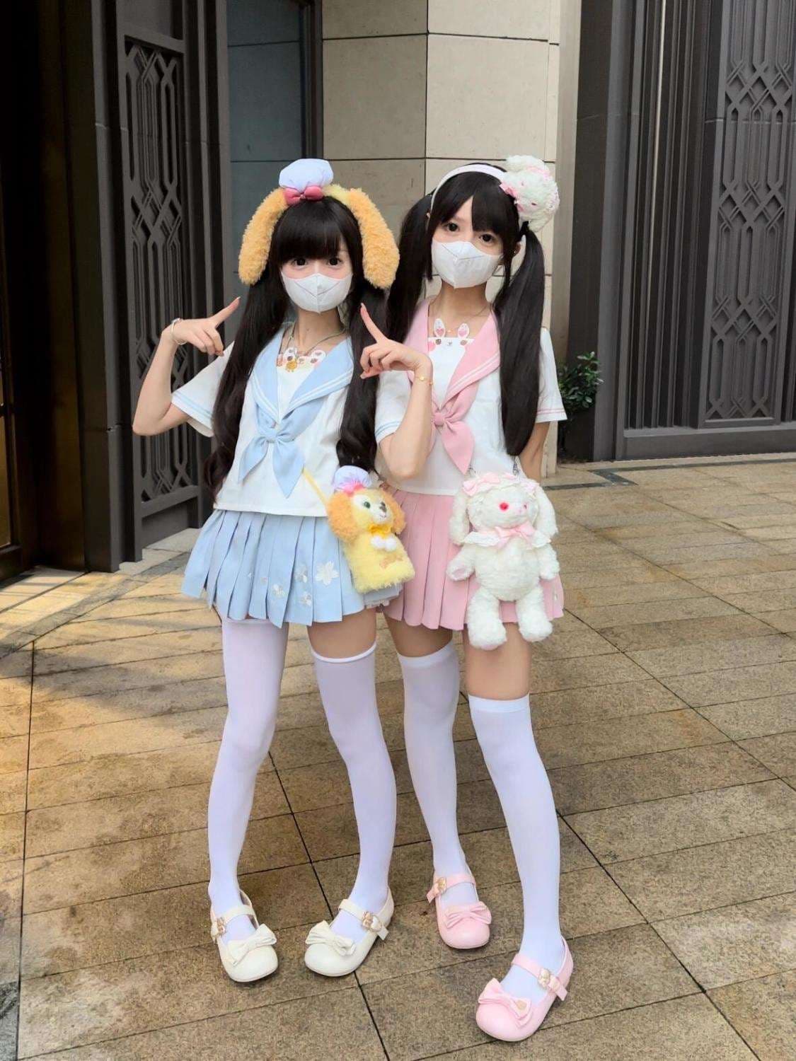 セーラー服 ふわもこ うさ耳 セット