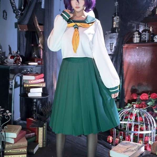 セーラー服 清楚な学園風 ワンピース