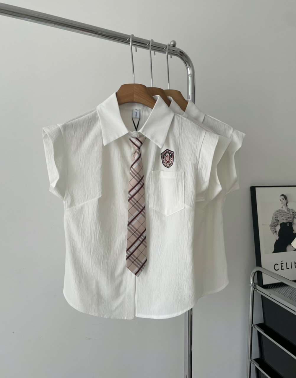 セーラー服 学園風ブレザー風ワンピース制服セット