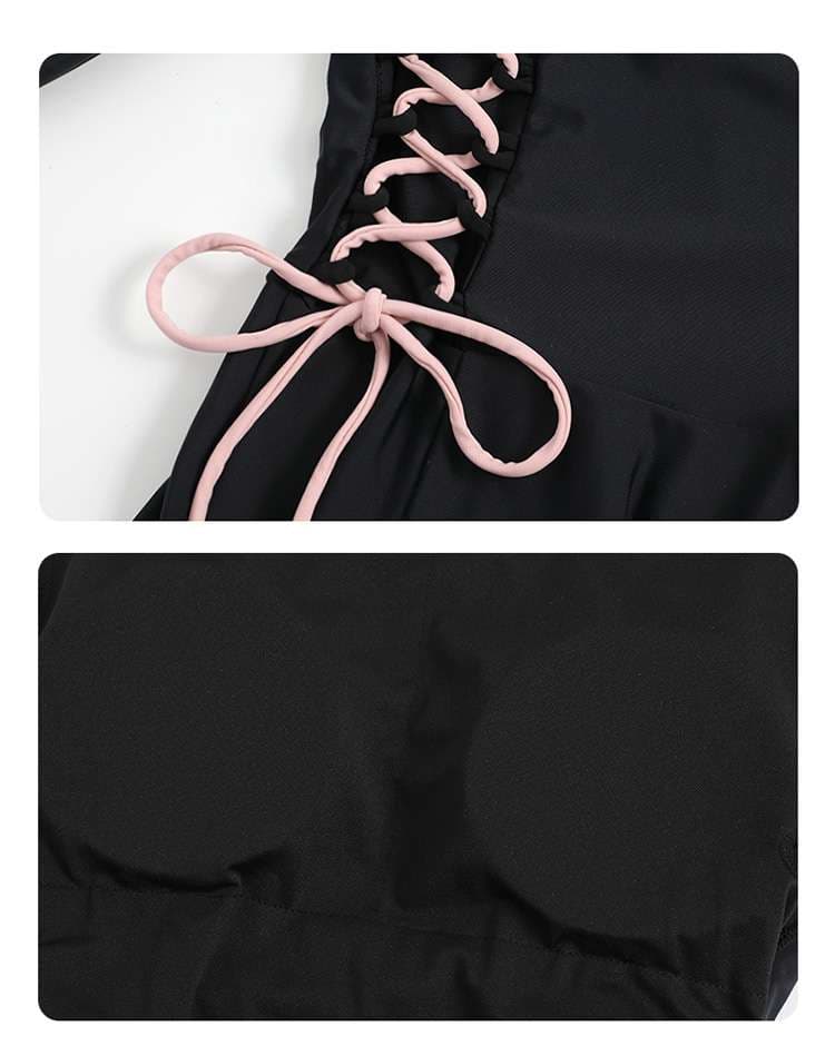セーラー服 甘めリボンセーラーワンピース水着