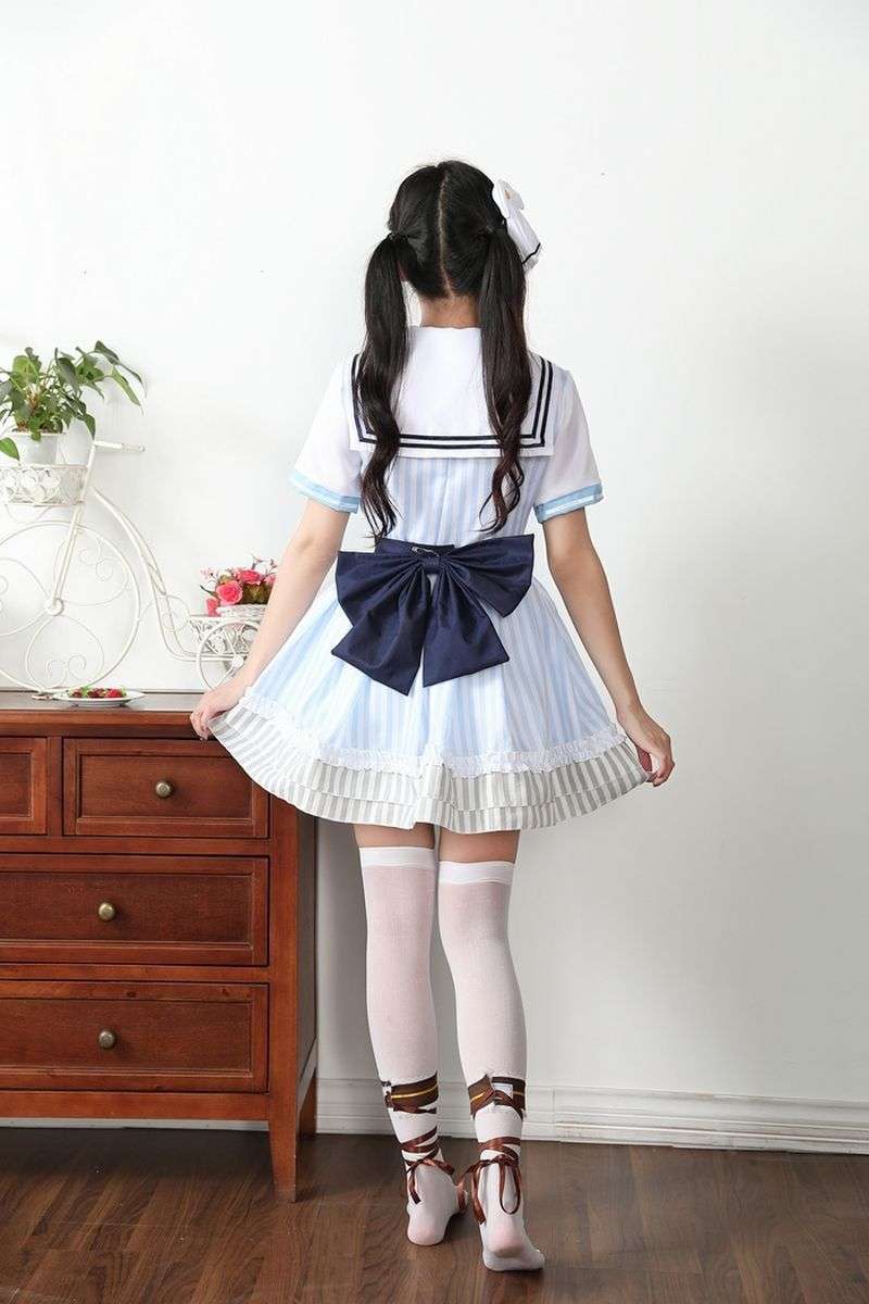 セーラー服 アニメ lovelive 海賊未覚醒コスプレスーツ