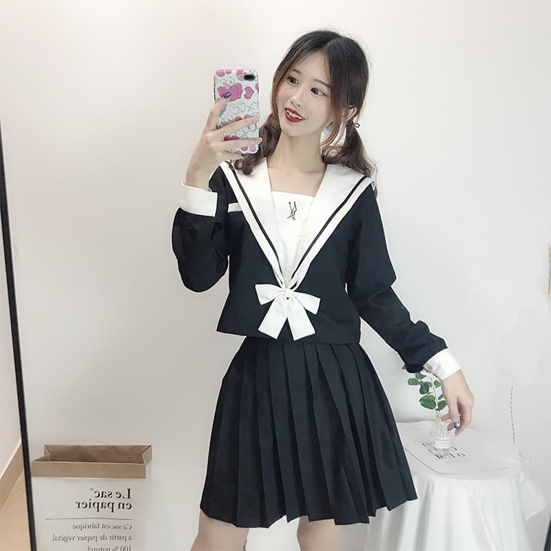 セーラー服 リボン飾り付き正統派