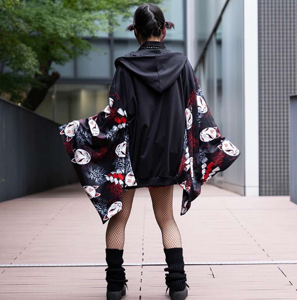 セーラー服 和柄 風マント