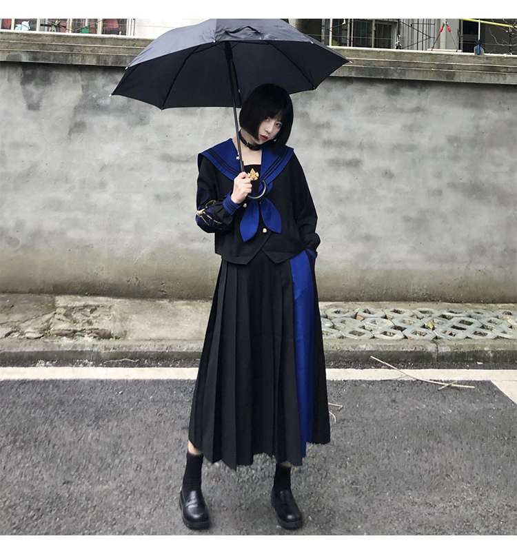 セーラー服 和風デザイン魔法学園風 コスプレ衣装
