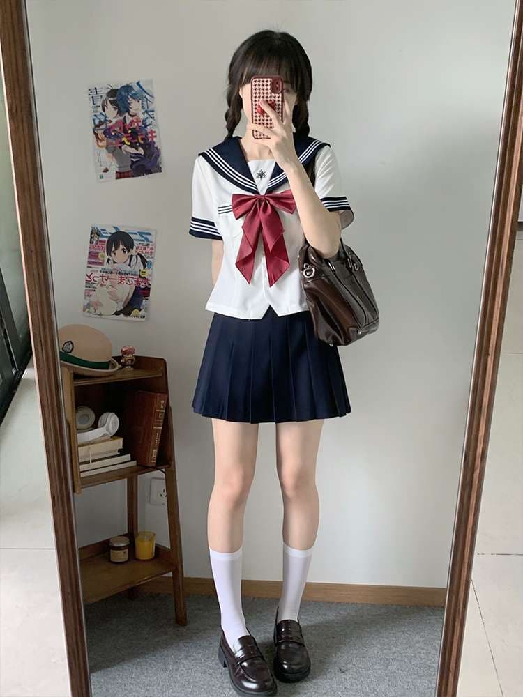 セーラー服 清涼感溢れる夏用 コスプレセット