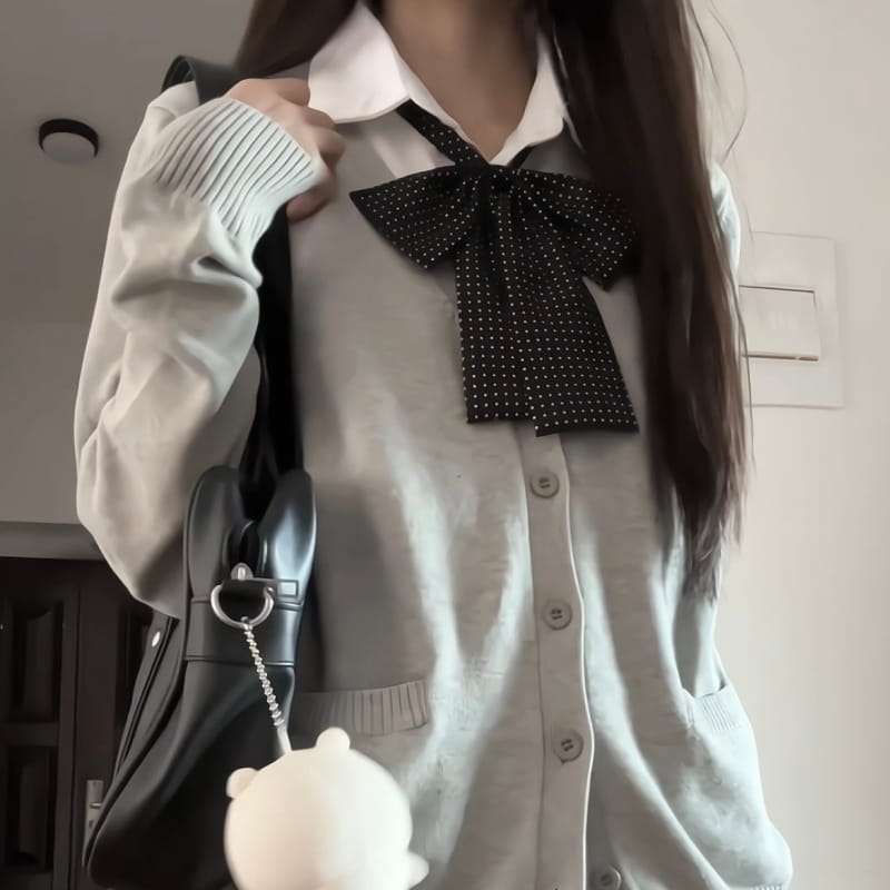 セーラー服 風カーディガンセット