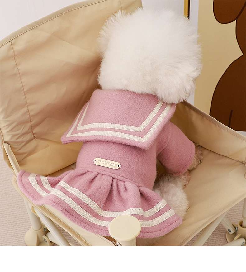 セーラー服 ふわもこセーラー風ペット服