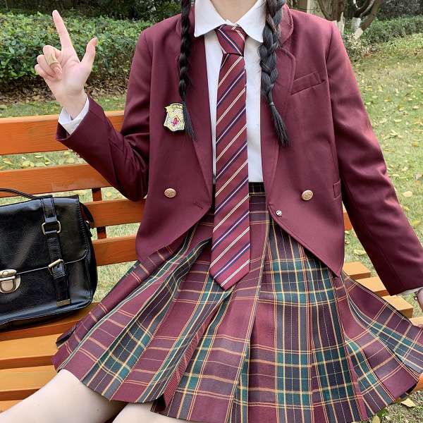 セーラー服 学園風制服 プリーツスカートセット
