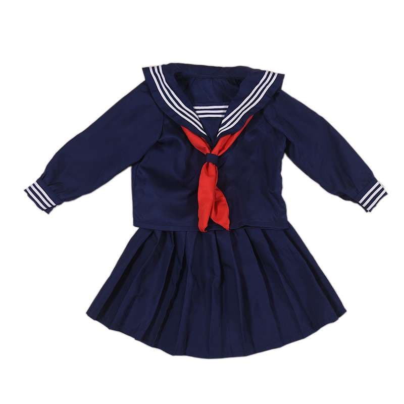 セーラー服 キッズ風 コスチューム 紺白2色展開