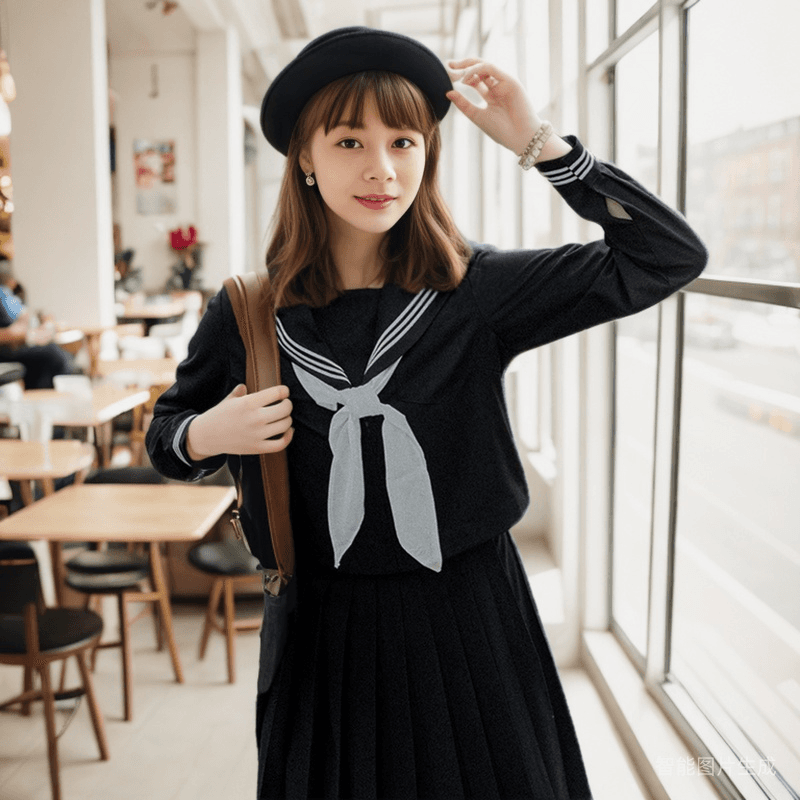セーラー服 モダンセーラー 黒