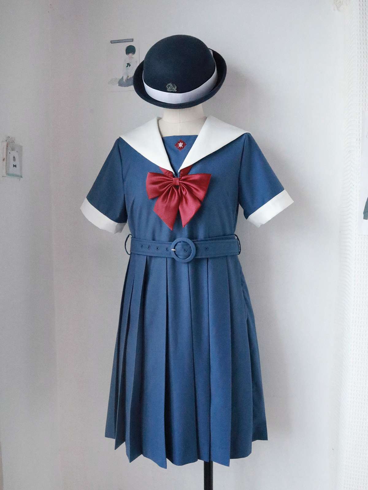 セーラー服 ネイビー&レッド クラシックセーラー制服