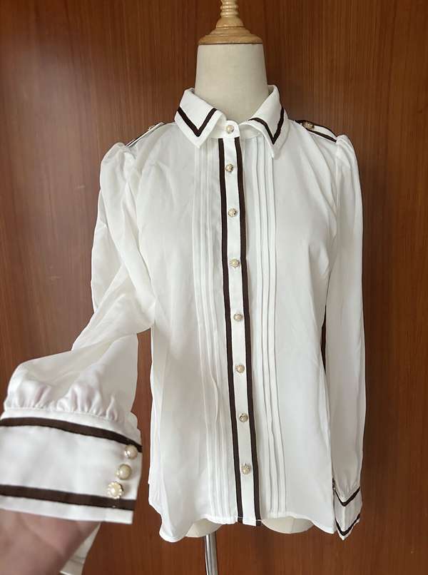 セーラー服 ブリティッシュスタイル白シャツ