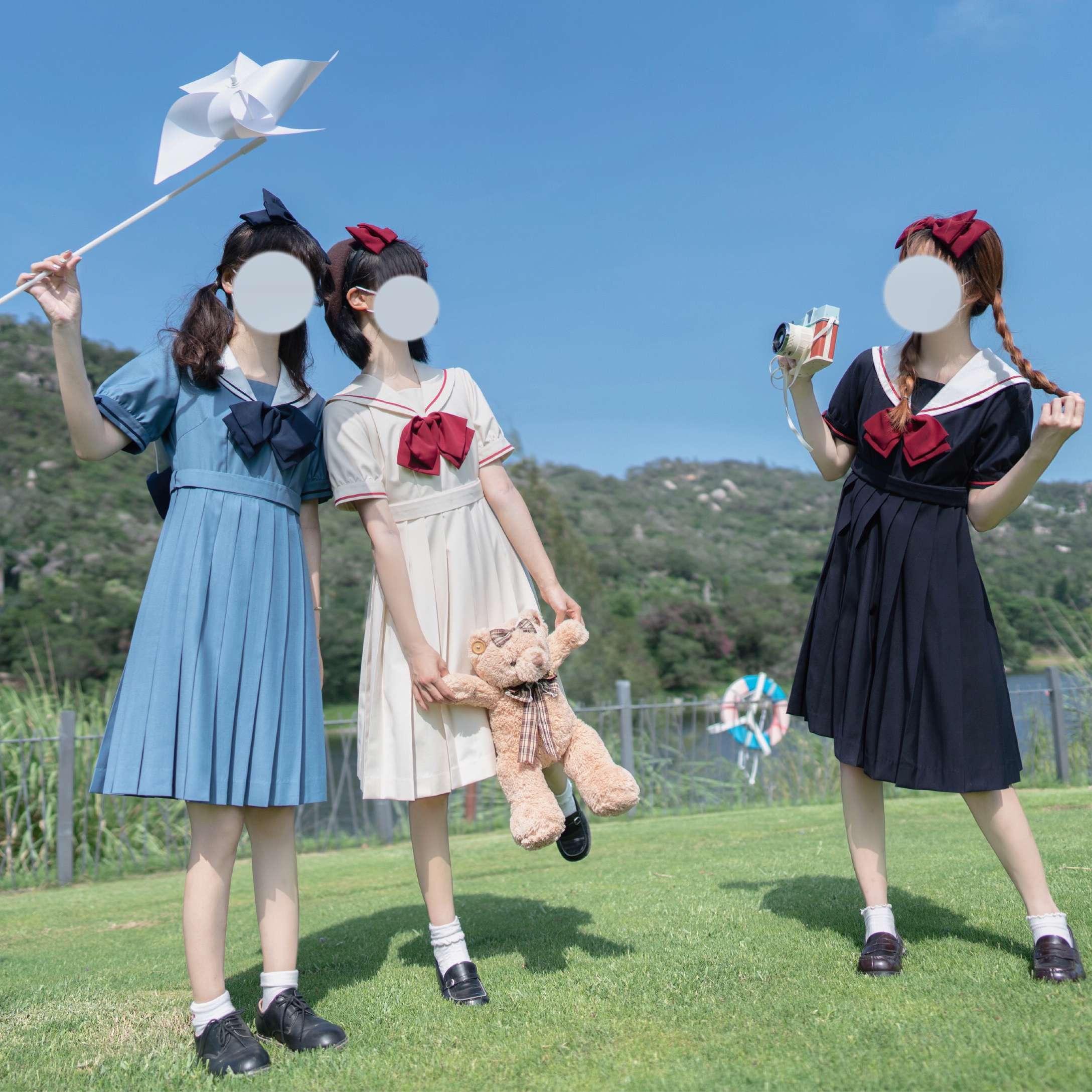 セーラー服 ビッグリボン夏服・オリジナルJK制服 ワンピース半袖夏