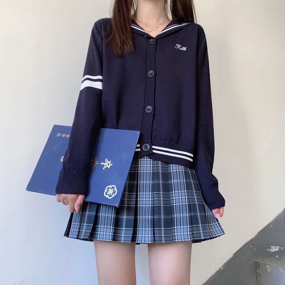 セーラー服 学園風セーラーカーディガン