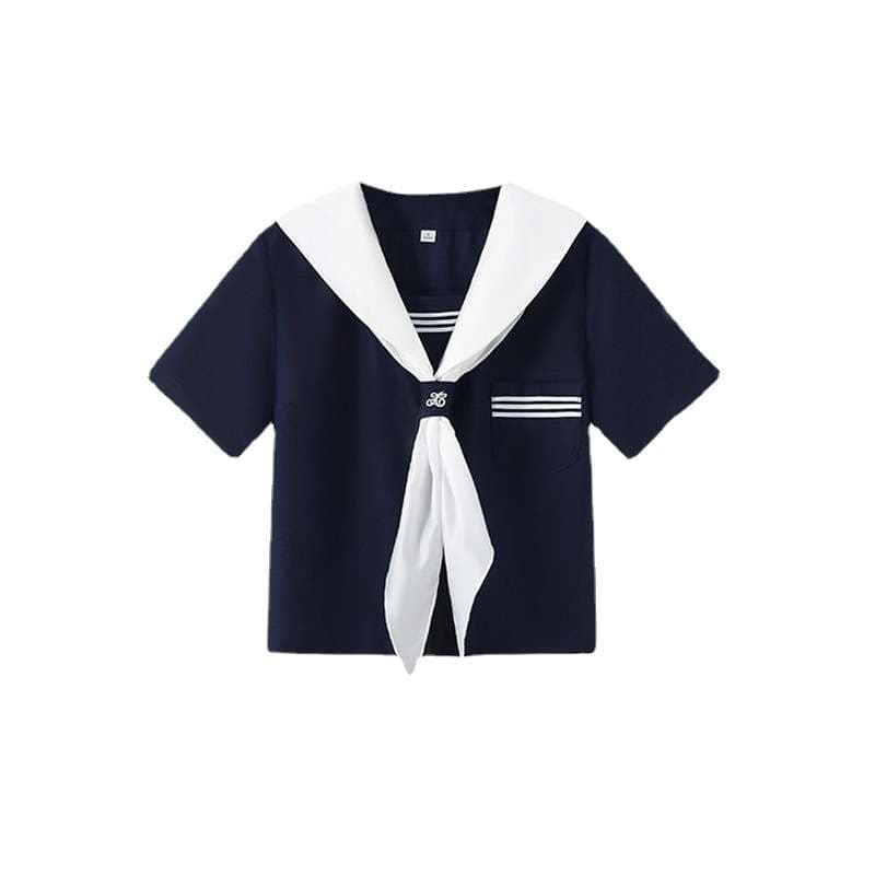 セーラー服 セーラー制服 コスプレセット マリンブルー