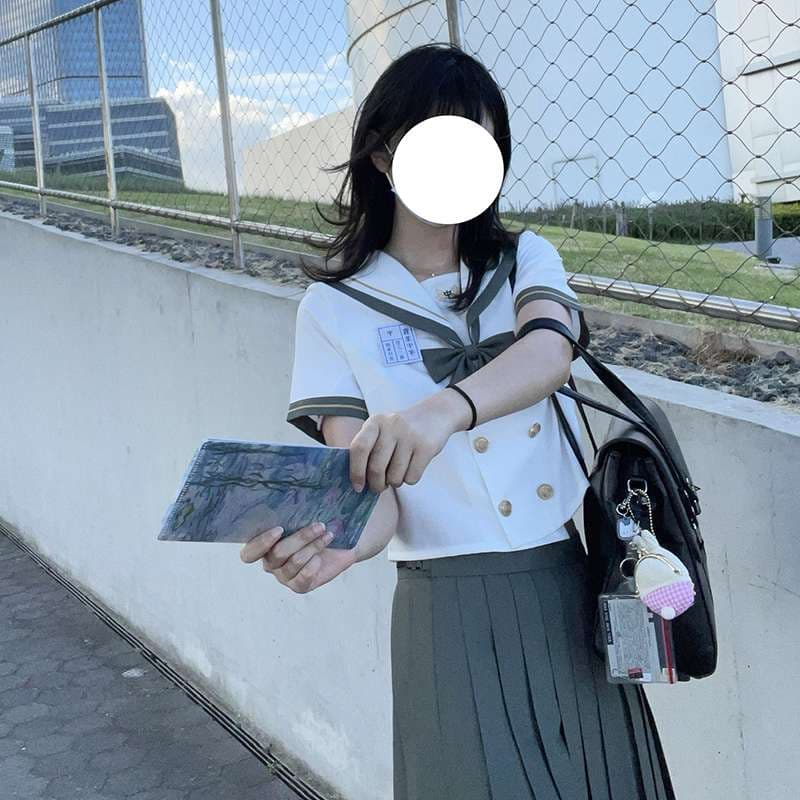 セーラー服 グレープリーツスカート 制服セット