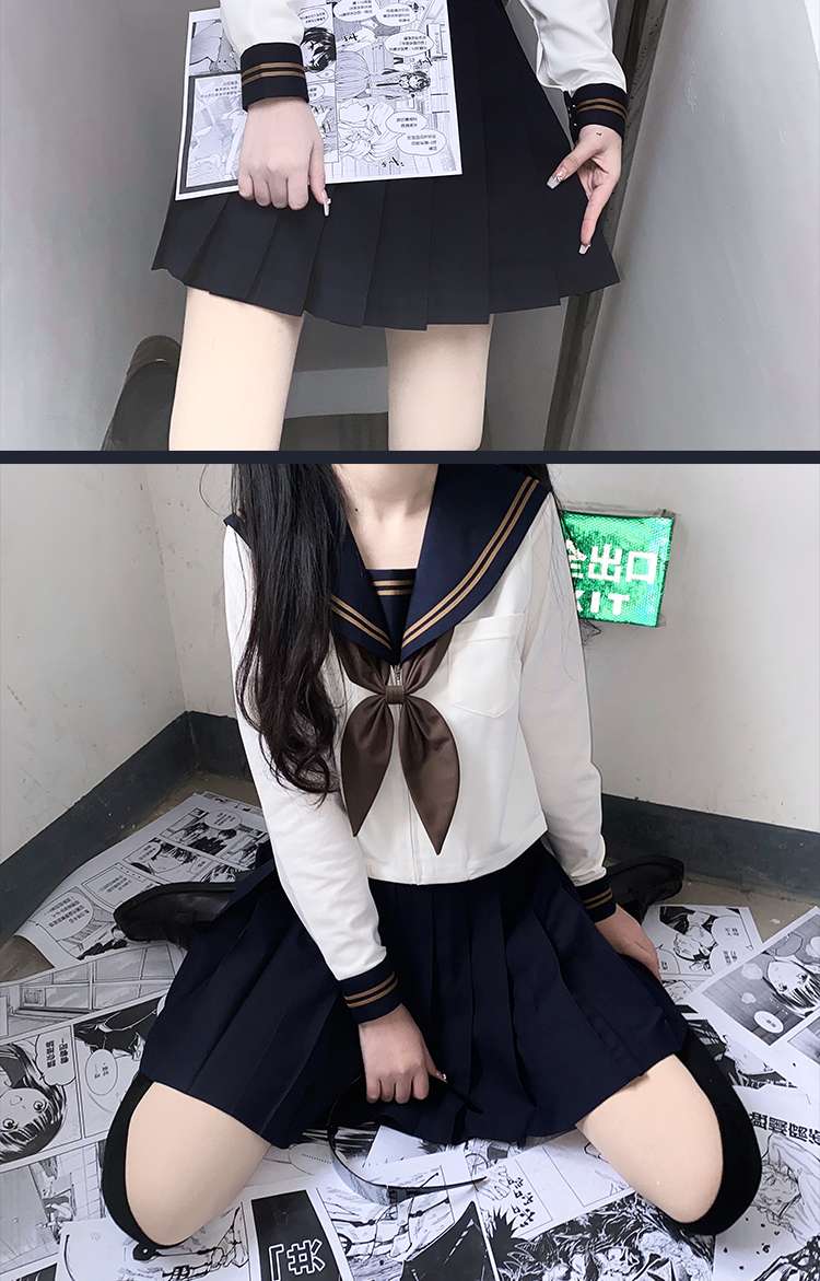 セーラー服 クラシックセーラー風制服コスプレセット