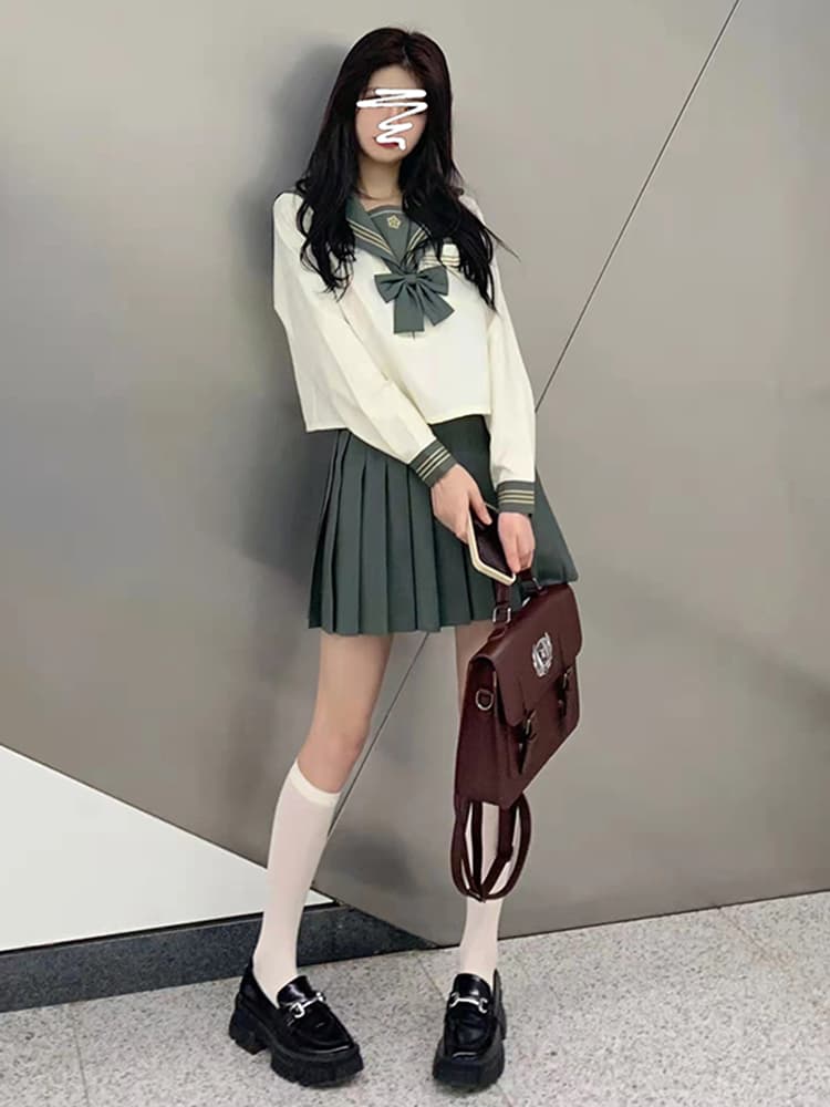 セーラー服 クラシック星章セーラー長袖ブラウス