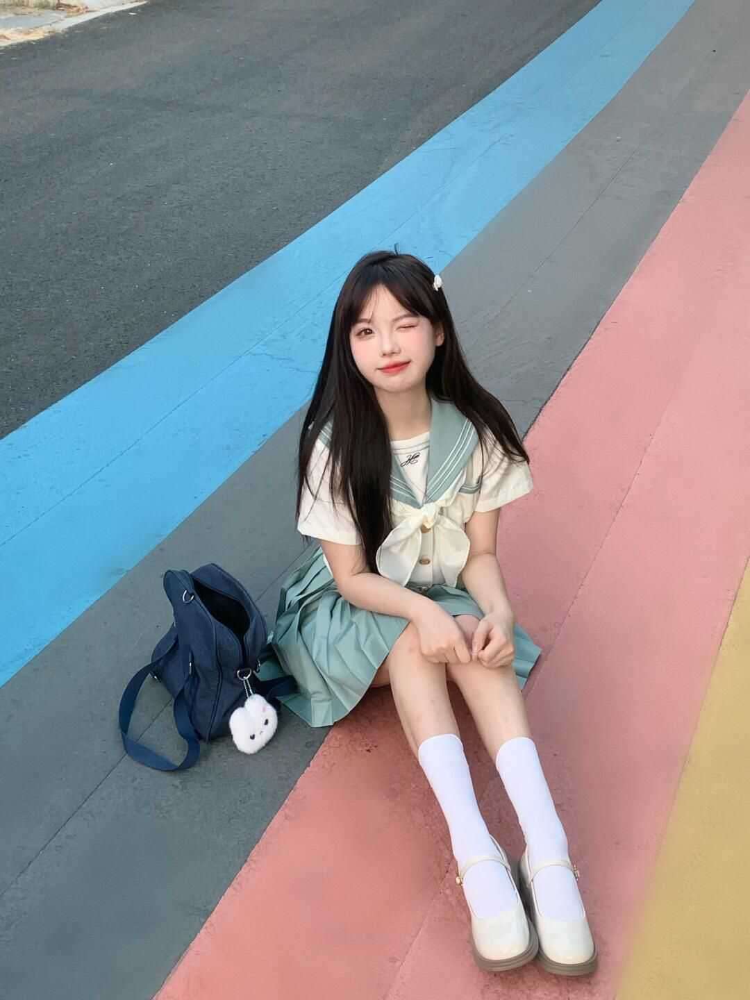 セーラー服 清楚な雰囲気の学生風